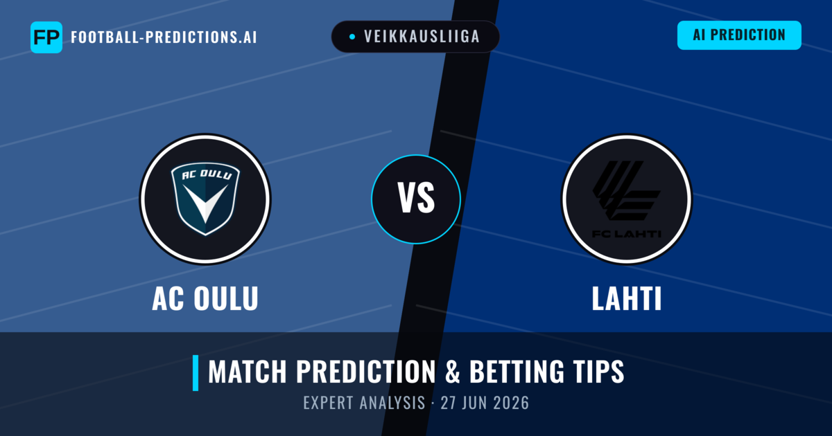 AC Oulu vs Lahti — match prediction & preview