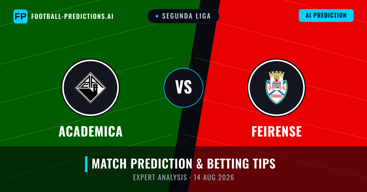 Academica vs Feirense — match prediction & preview