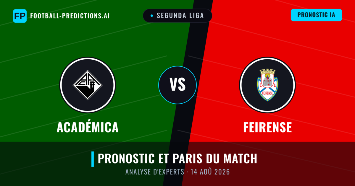 Académica vs Feirense — pronostic et avant-match