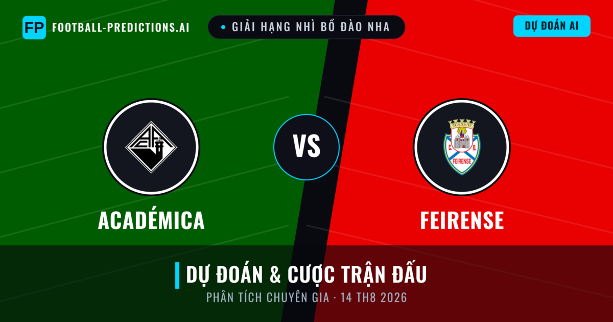 Académica vs Feirense — dự đoán và xem trước trận đấu
