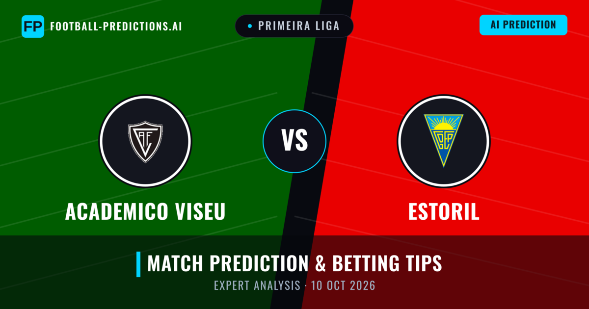 Academico Viseu vs Estoril — match prediction & preview