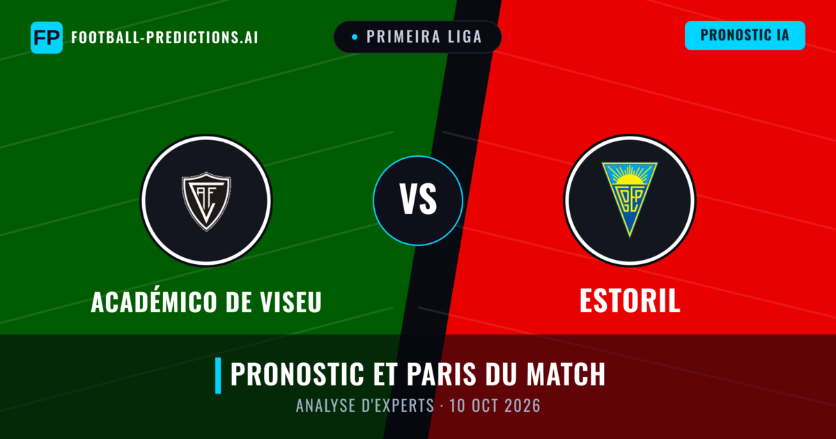 Académico de Viseu vs Estoril — pronostic et avant-match