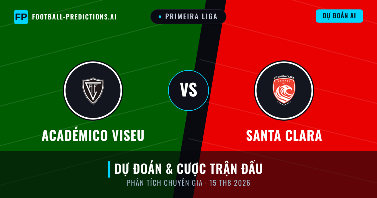 Académico Viseu vs Santa Clara — dự đoán và xem trước trận đấu