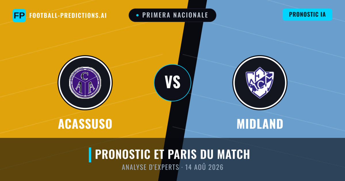 Acassuso vs Midland — pronostic et avant-match