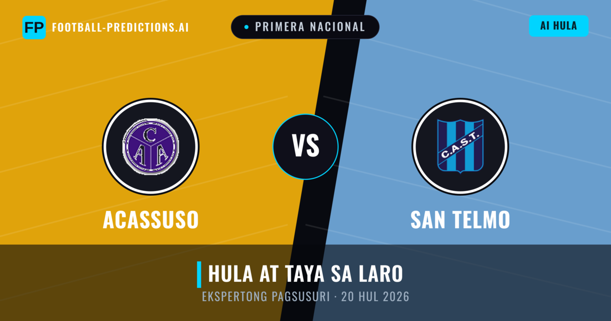 Acassuso vs San Telmo — hula at preview ng laban
