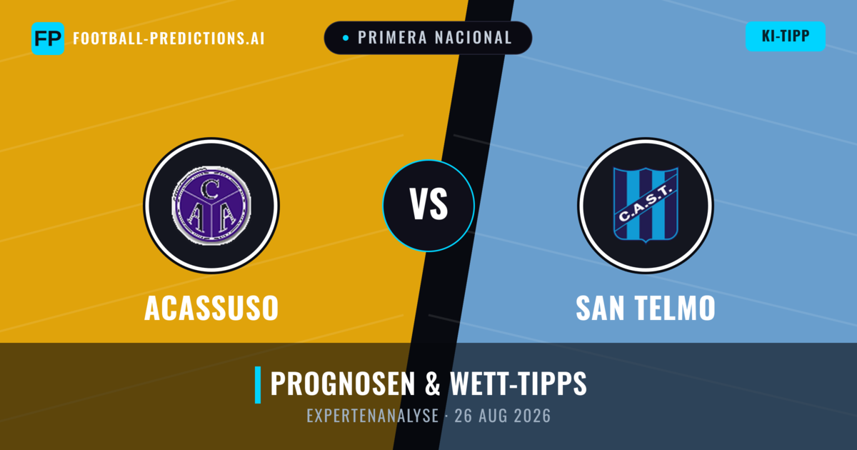 Acassuso vs San Telmo — Prognose und Spielvorschau