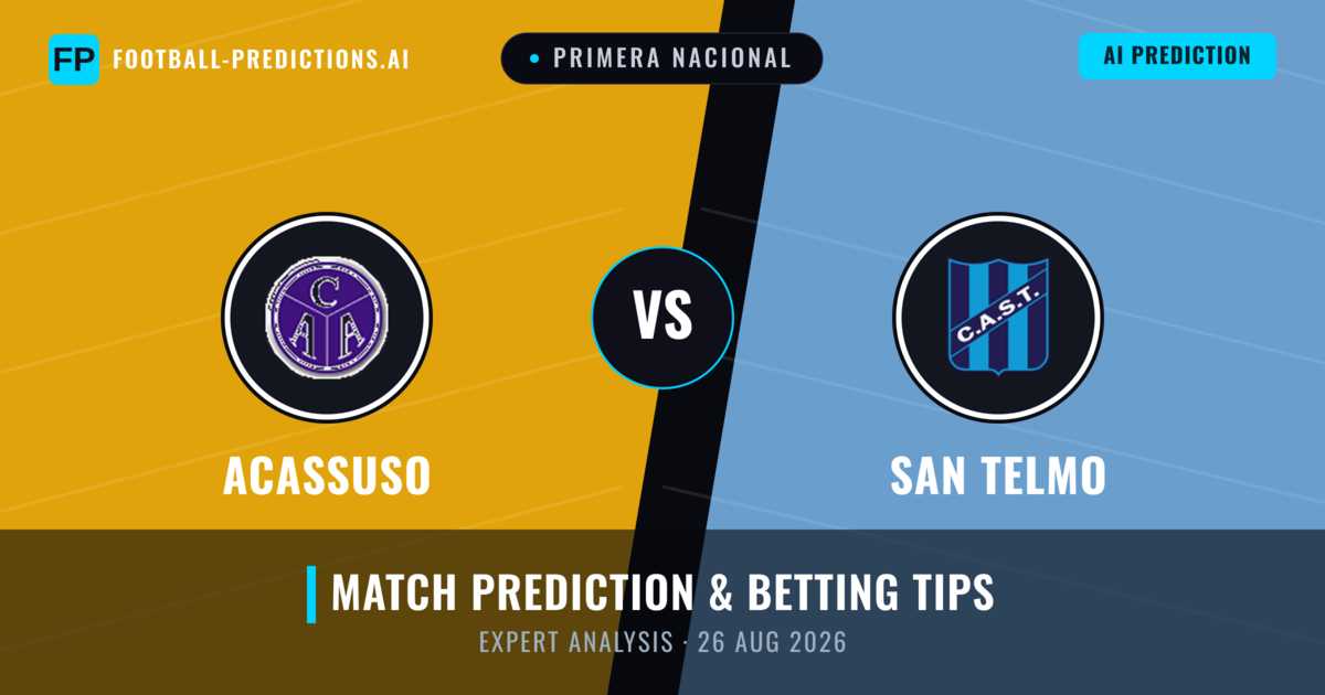 Acassuso vs San Telmo — match prediction & preview
