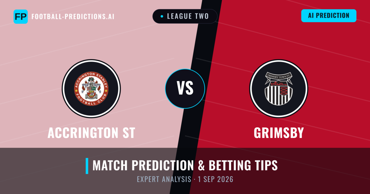 Accrington ST vs Grimsby — match prediction & preview
