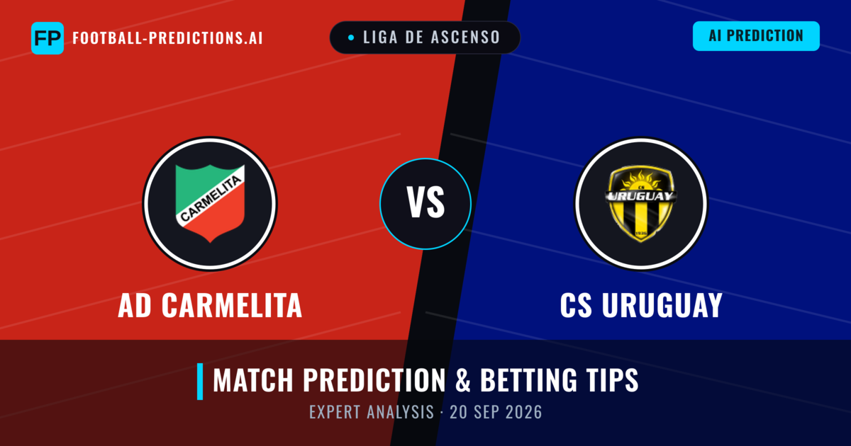 AD Carmelita vs CS Uruguay — match prediction & preview
