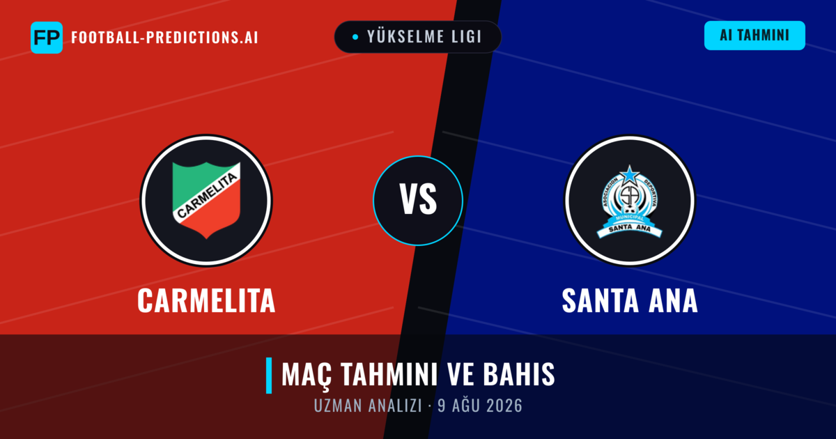 Carmelita - Santa Ana — maç tahmini ve önizleme
