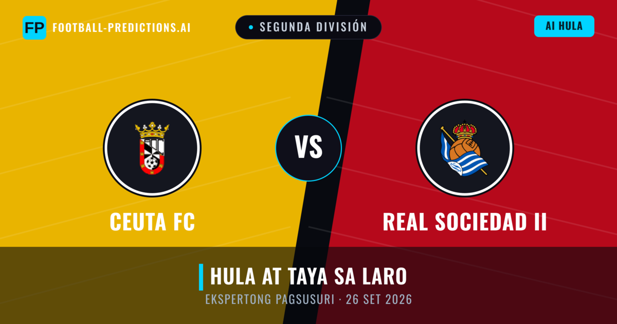Ceuta FC vs Real Sociedad II — hula at preview ng laban