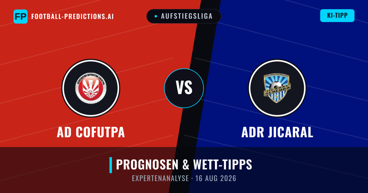 AD Cofutpa vs ADR Jicaral — Prognose und Spielvorschau