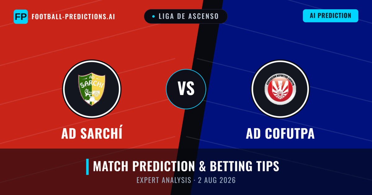 AD Sarchí vs AD Cofutpa — match prediction & preview