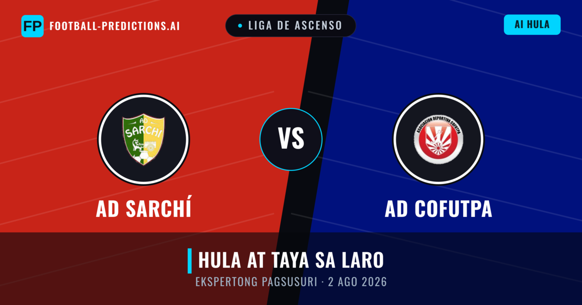 AD Sarchí vs AD Cofutpa — hula at preview ng laban