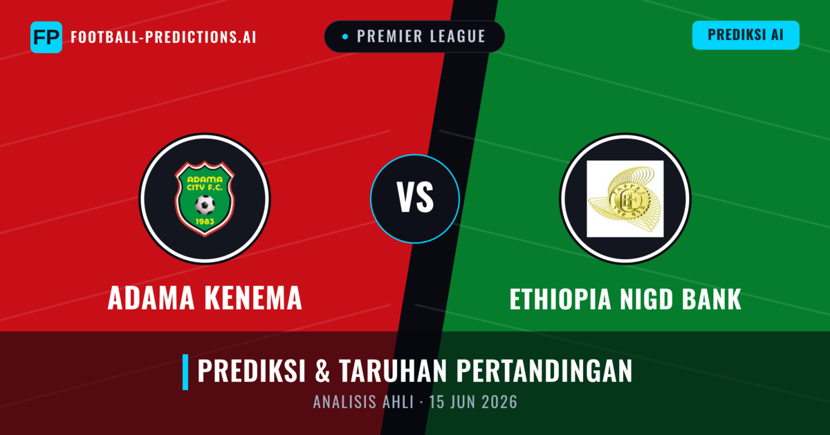Adama Kenema vs Bank Nigd Ethiopia — prediksi dan pratinjau pertandingan