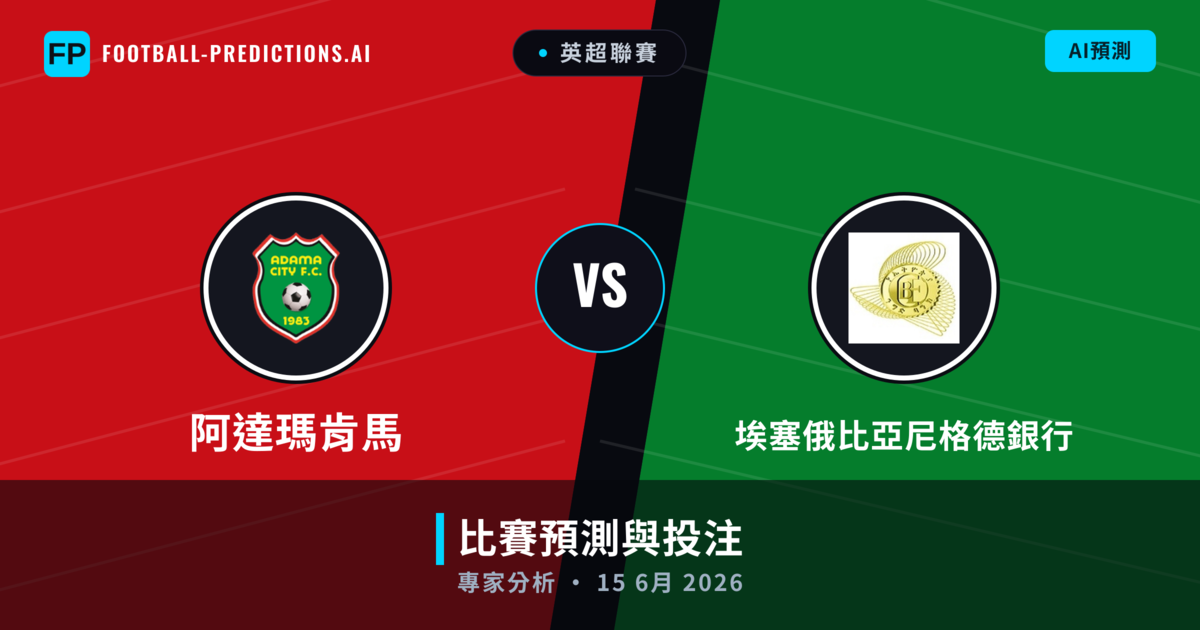 阿達瑪肯馬 vs 埃塞俄比亞尼格德銀行 — 比赛预测和前瞻