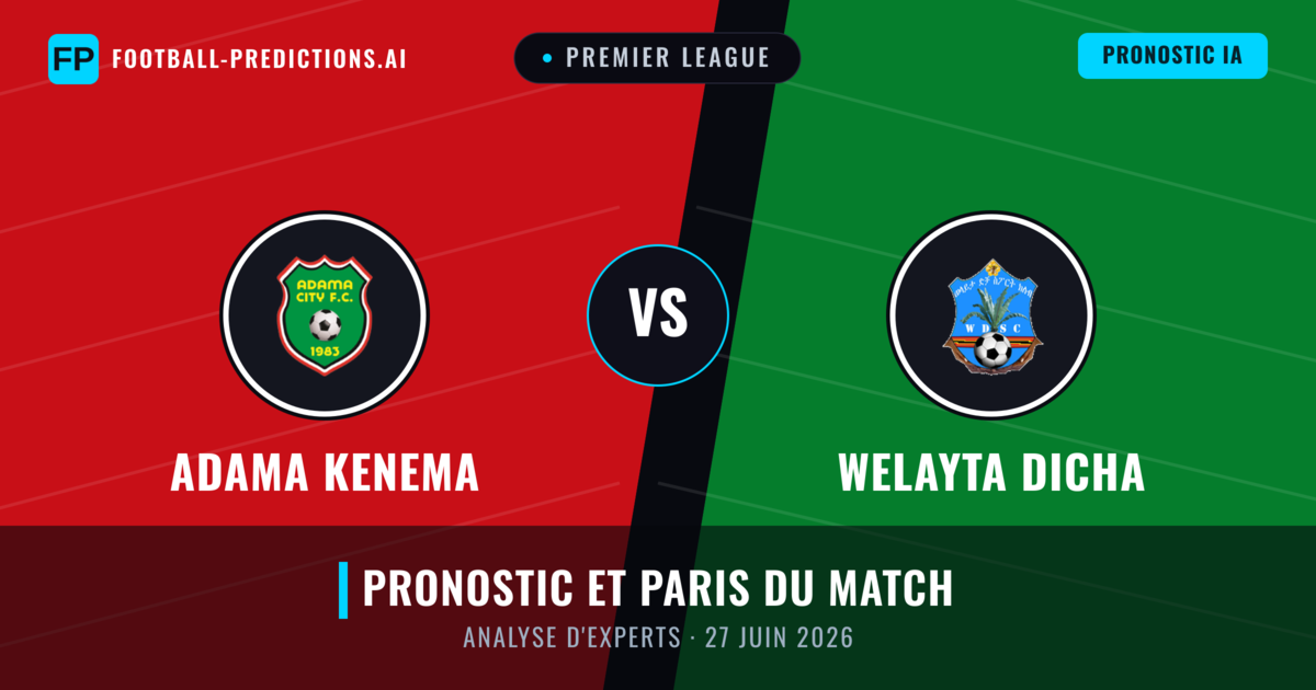 Adama Kenema vs Welayta Dicha — pronostic et avant-match