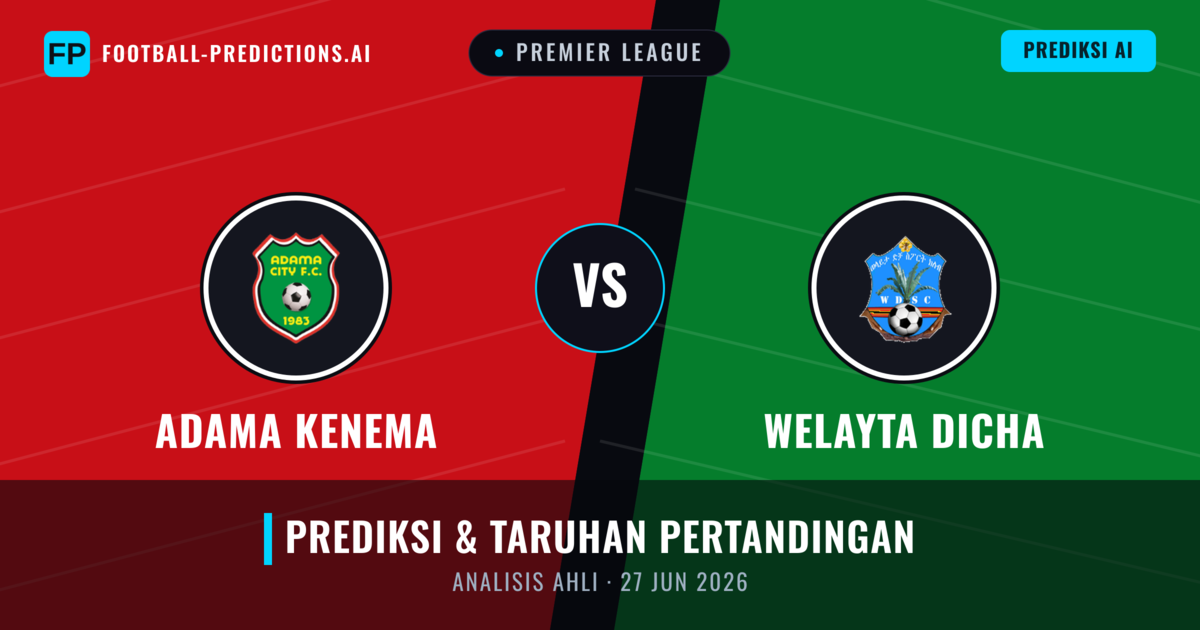 Adama Kenema vs Welayta Dicha — prediksi dan pratinjau pertandingan