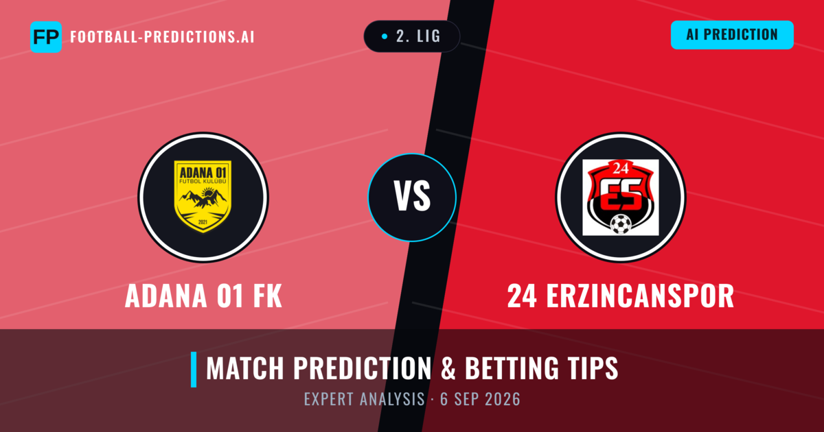 Adana 01 FK vs 24 Erzincanspor — match prediction & preview