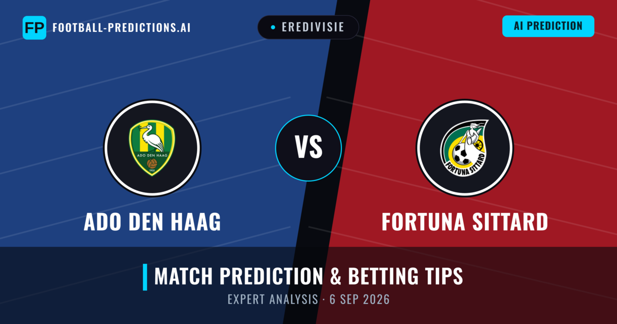ADO Den Haag vs Fortuna Sittard — match prediction & preview