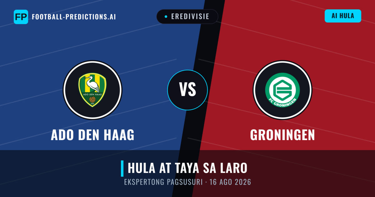 ADO Den Haag vs Groningen — hula at preview ng laban