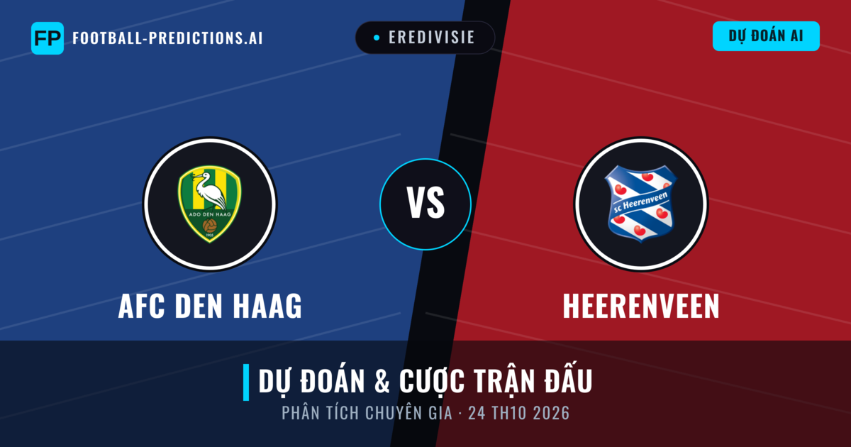 AFC Den Haag vs Heerenveen — dự đoán và xem trước trận đấu