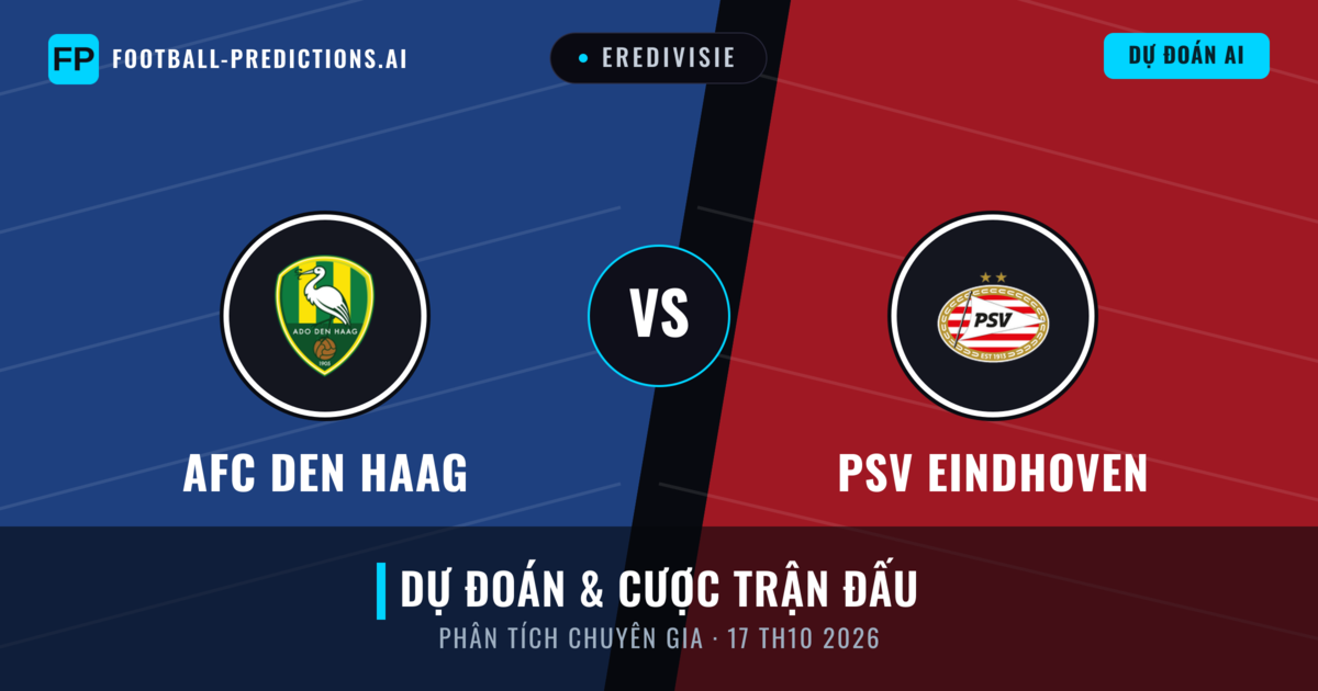 AFC Den Haag vs PSV Eindhoven — dự đoán và xem trước trận đấu