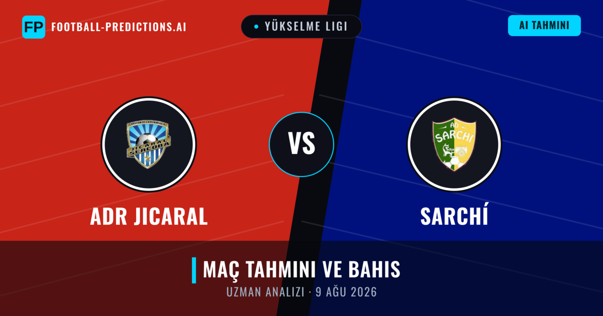 ADR Jicaral - Sarchí — maç tahmini ve önizleme