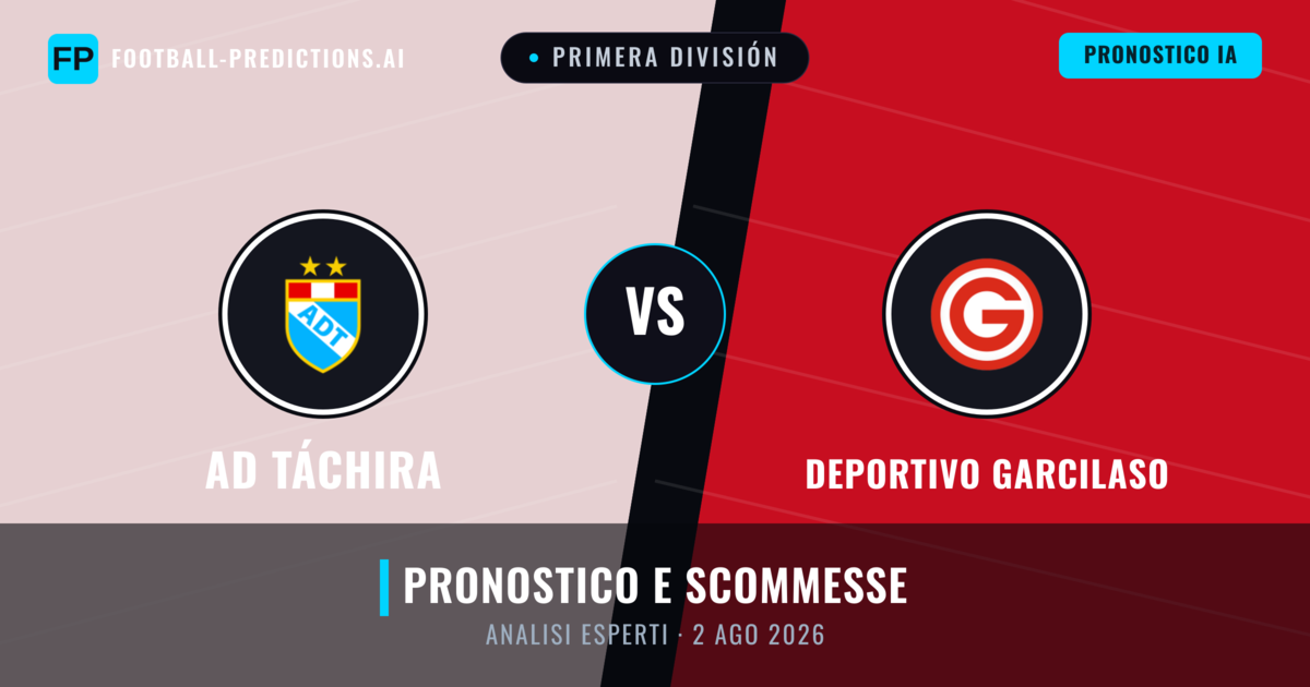 AD Táchira vs Deportivo Garcilaso — pronostico e anteprima del match
