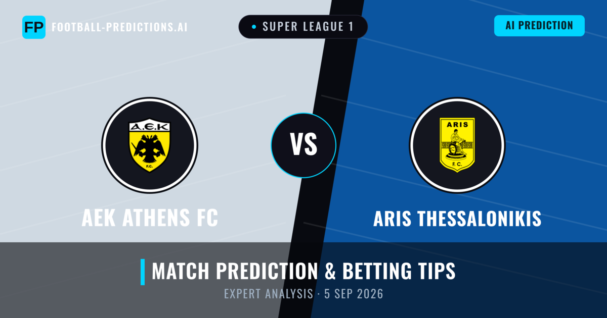 AEK Athens FC vs Aris Thessalonikis — match prediction & preview
