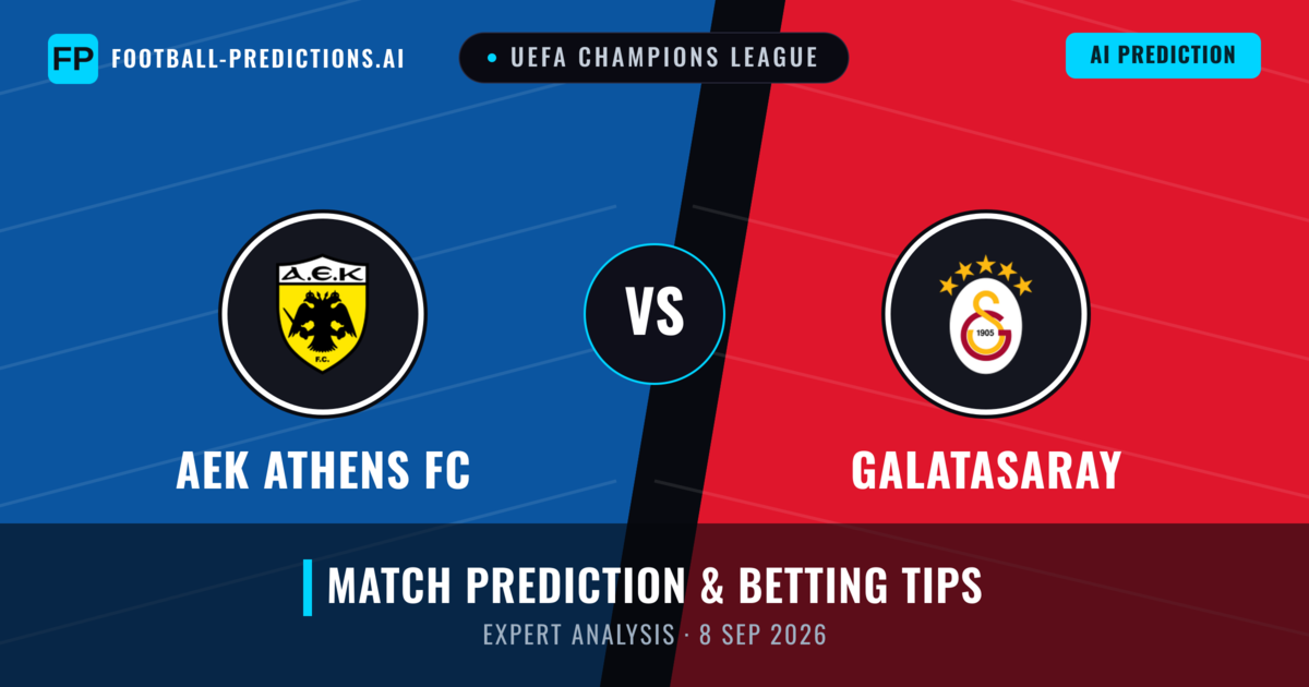 AEK Athens FC vs Galatasaray — match prediction & preview