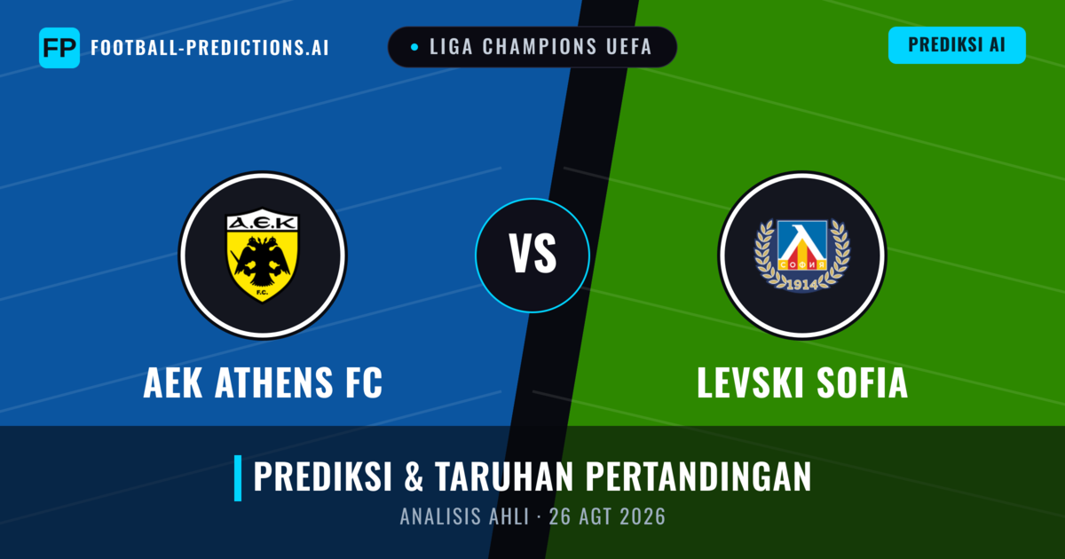 AEK Athena FC vs Levski Sofia — prediksi dan pratinjau pertandingan