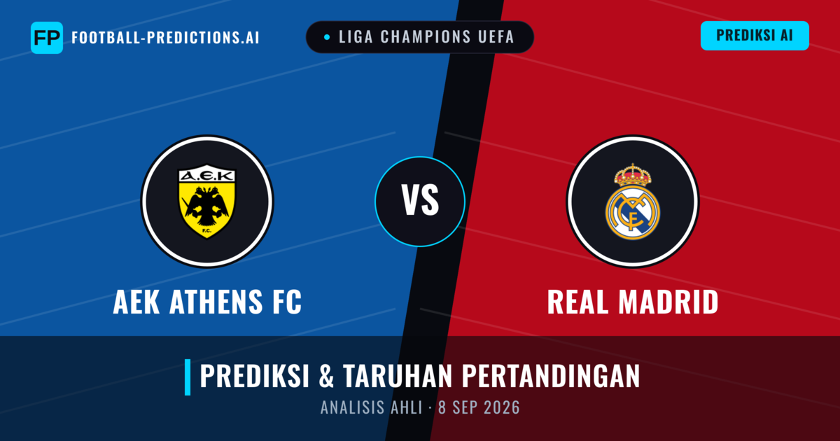 AEK Athena FC vs Real Madrid — prediksi dan pratinjau pertandingan