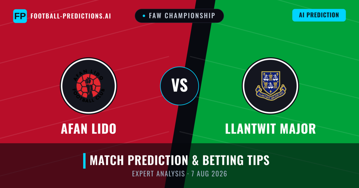 Afan Lido vs Llantwit Major — match prediction & preview