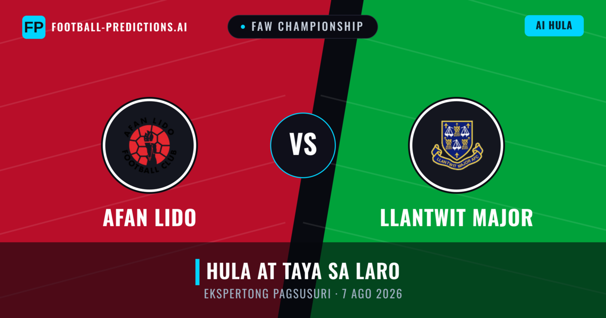 Afan Lido vs Llantwit Major — hula at preview ng laban