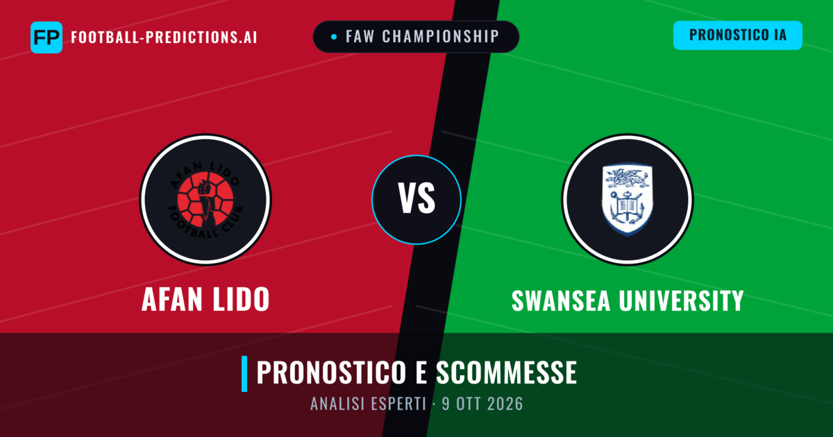Afan Lido vs Swansea University — pronostico e anteprima del match