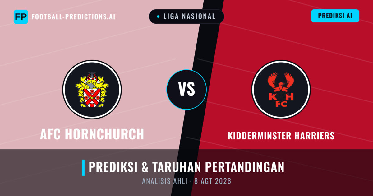 AFC Hornchurch vs Kidderminster Harriers — prediksi dan pratinjau pertandingan