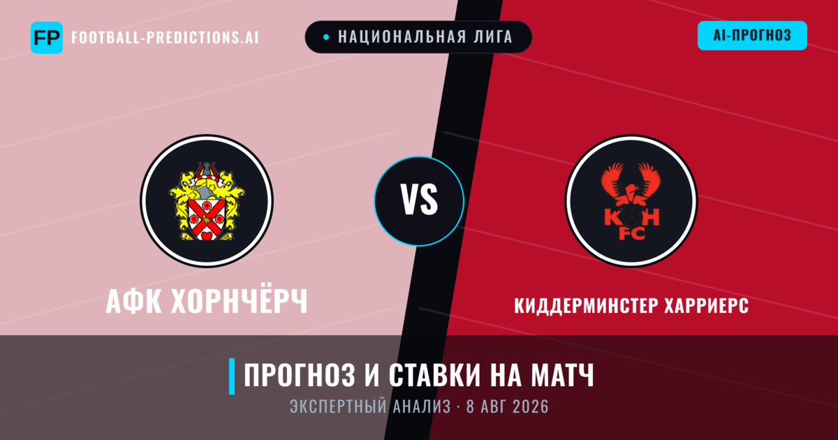 АФК Хорнчёрч – Киддерминстер Харриерс — прогноз и превью матча