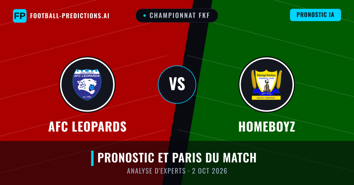 AFC Leopards vs Homeboyz — pronostic et avant-match