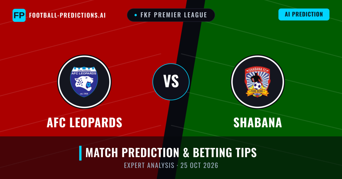 AFC Leopards vs Shabana — match prediction & preview