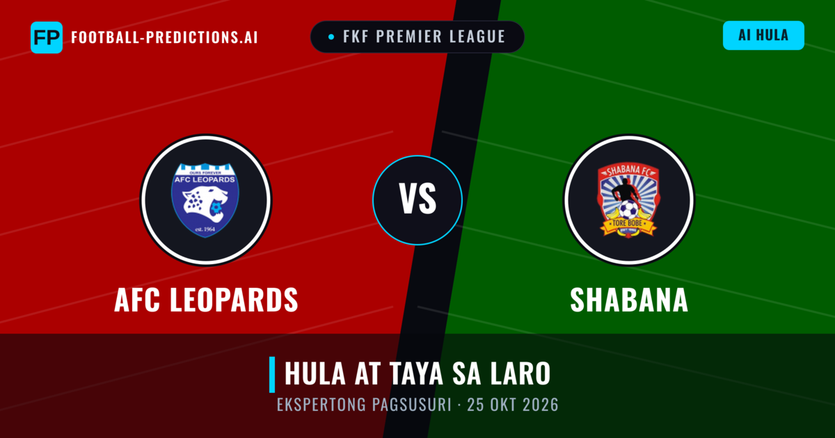 AFC Leopards vs Shabana — hula at preview ng laban