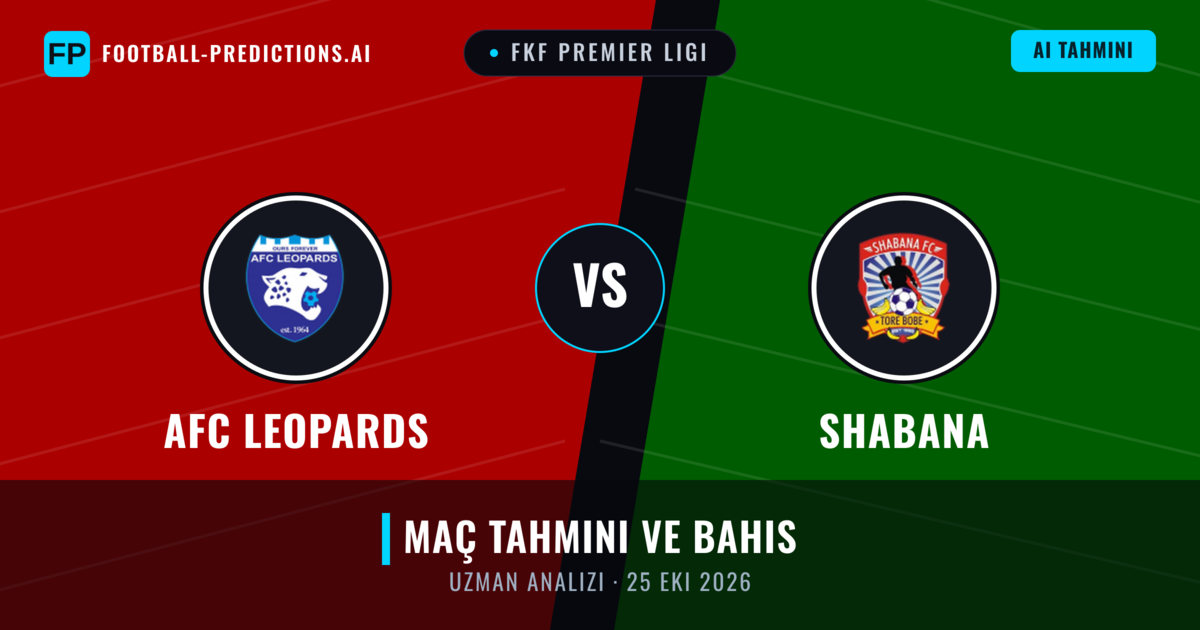 AFC Leopards - Shabana — maç tahmini ve önizleme