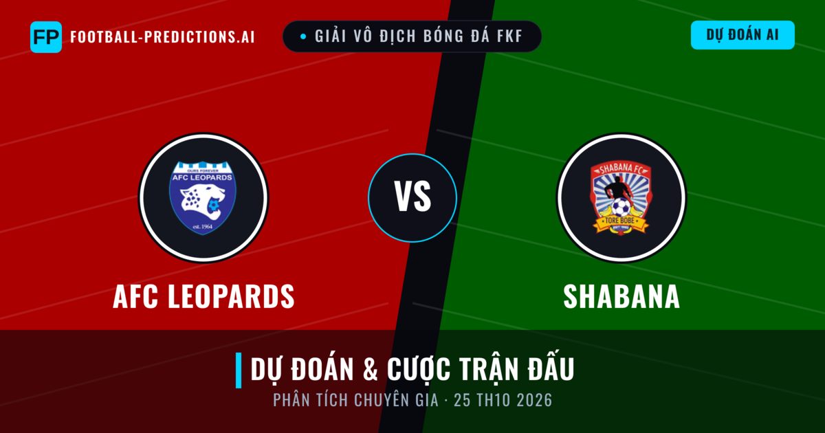 AFC Leopards vs Shabana — dự đoán và xem trước trận đấu