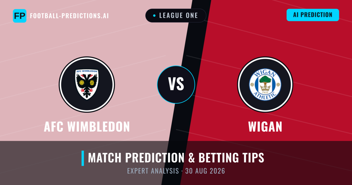 AFC Wimbledon vs Wigan — match prediction & preview