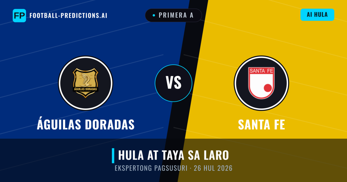 Águilas Doradas vs Santa Fe — hula at preview ng laban