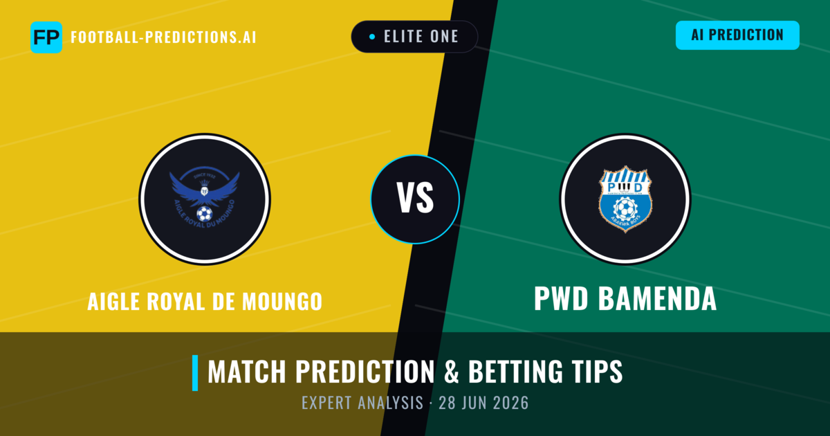 Aigle Royal de Moungo vs PWD Bamenda — match prediction & preview