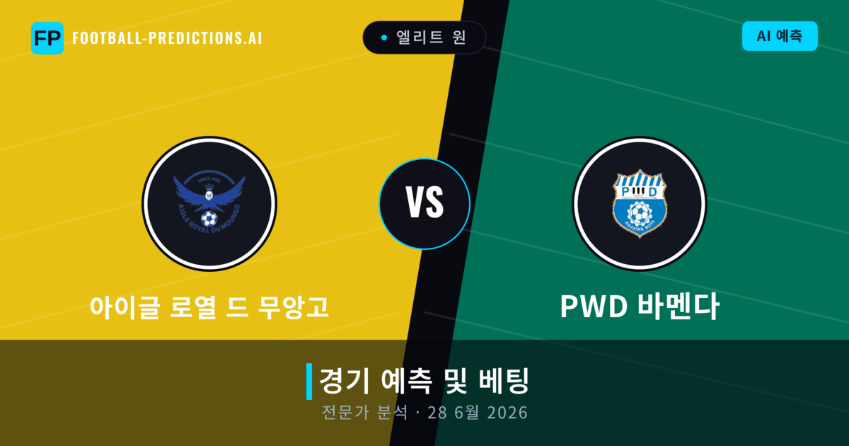 아이글 로열 드 무앙고 대 PWD 바멘다 — 경기 예측 및 프리뷰