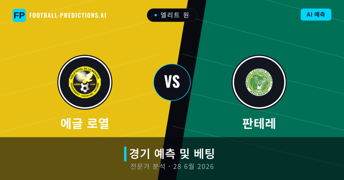에글 로열 대 판테레 — 경기 예측 및 프리뷰