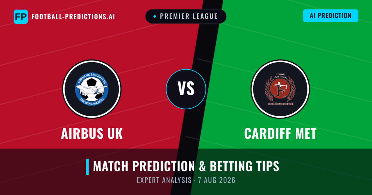 Airbus UK vs Cardiff MET — match prediction & preview