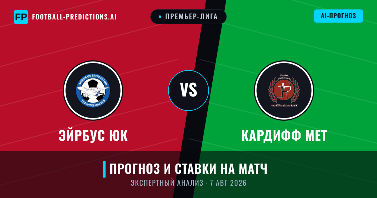 Эйрбус ЮК – Кардифф МЕТ — прогноз и превью матча